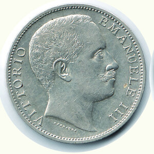 obverse: VITTORIO EMANUELE III - 2 Lire 1907.