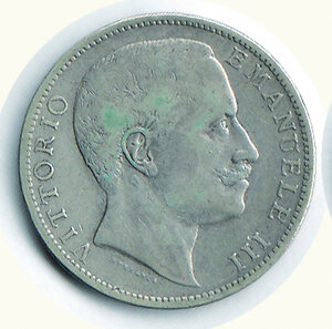 obverse: VITTORIO EMANUELE III - 2 Lire 1905.