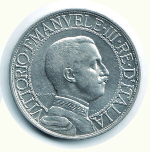 reverse: VITTORIO EMANUELE III - 2 Lire 1908.