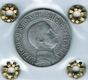 obverse: VITTORIO EMANUELE III - 2 Lire 1908