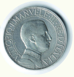 reverse: VITTORIO EMANUELE III - 2 Lire 1911.