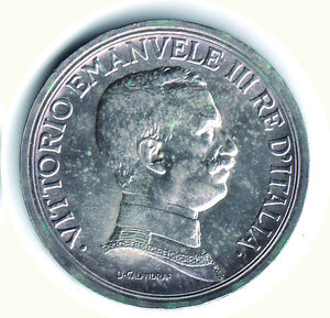 reverse: VITTORIO EMANUELE III - 2 Lire 1915 - Stato zecca.