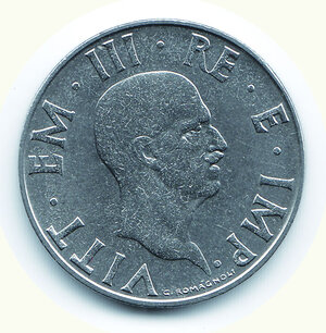 reverse: VITTORIO EMANUELE III - 2 Lire 1943.