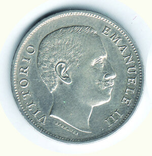 obverse: VITTORIO EMANUELE III - Lira 1907.