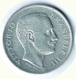 obverse: VITTORIO EMANUELE III - Lira 1907.