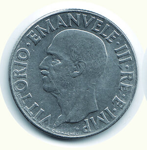 obverse: VITTORIO EMANUELE III - Lira 1943.