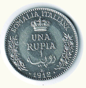 reverse: VITTORIO EMANUELE III - Rupia 1912.