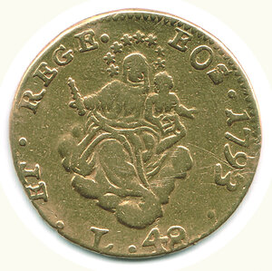 obverse: GENOVA - Dogi biennali - 48 Lire 1793.