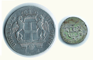 reverse: GENOVA - Dogi Biennali - 4 Lire 1796 + 2 Soldi