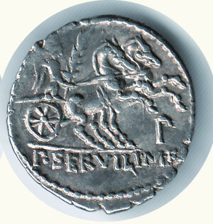 reverse: REPUBBLICA ROMANA - P. Servilius - M. F. Rullus.