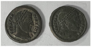 obverse: COSTANTINO I - Lotto di 2 Centenionali