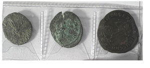 reverse: BASSO IMPERO - Lotto di 2 Antoniniani ed un Follis