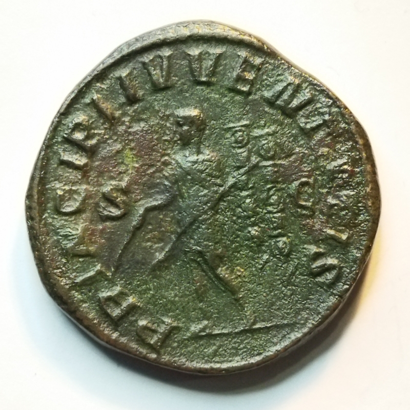 reverse: Massimo Cesare (236-238). Roma. AE Sestertius (32 mm - 22.35 gr). R.\: PRINCIPI IVVENTVTIS. RIC 251a. BB. NC.