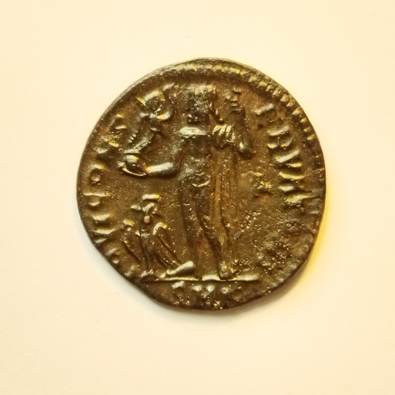 reverse: Licinius I (308-324). AE Follis (3,35 gr). R.\: IOVI CONSERVATORI. qSPL.