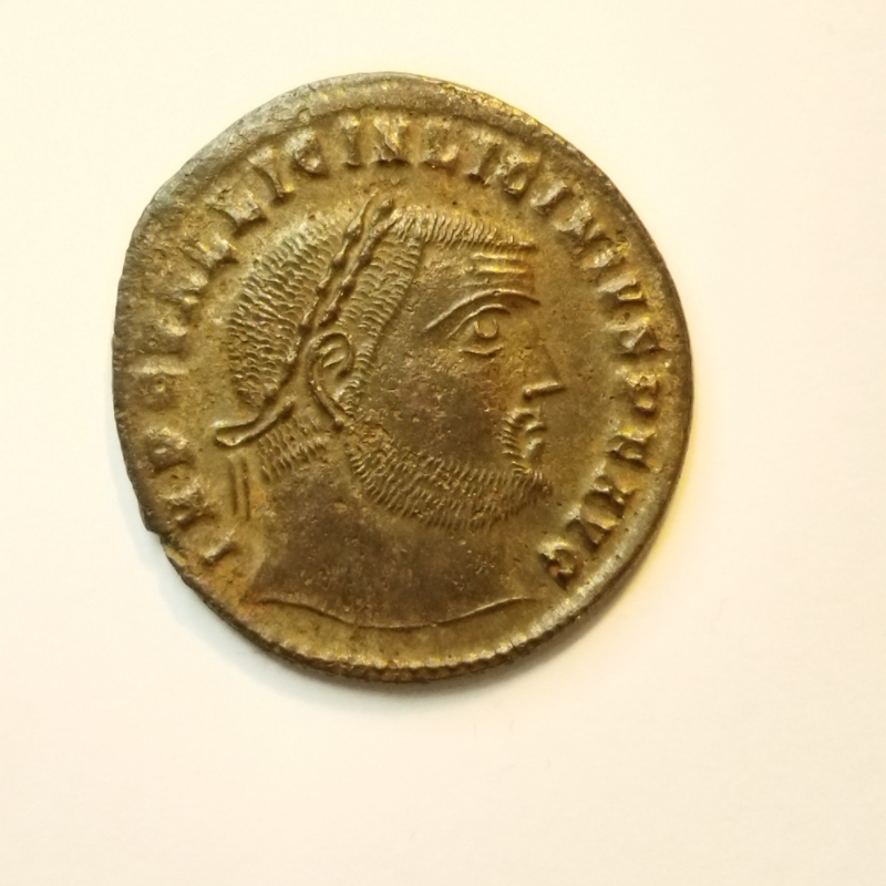 obverse: Licinius I (308-324), Sicia. AE Follis (3,64 gr). R.\: IOVI CONSERVATORI. BB.