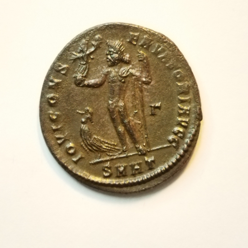reverse: Licinius I (308-324), Sicia. AE Follis (3,64 gr). R.\: IOVI CONSERVATORI. BB.