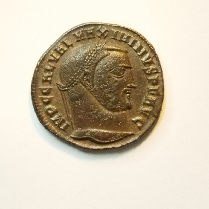 obverse: Massimino II d Aia (310-313).  Eraclea.  Follis (4,68 gr.). R.\: GENIO AVGVSTI. qSPL.