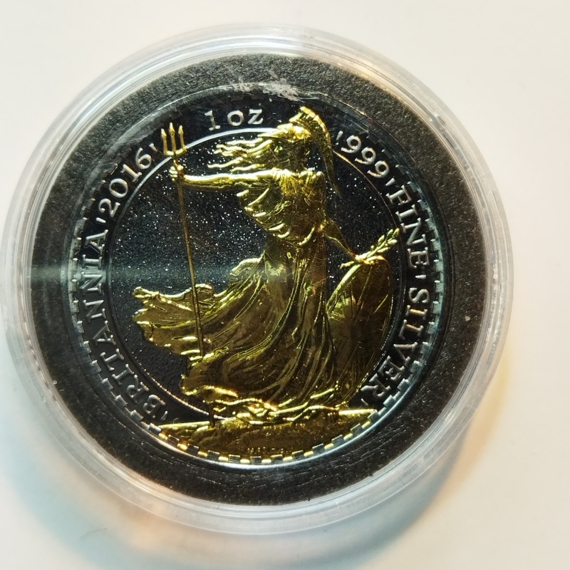 obverse: Golden Enigma Gran Bretagna 2 Pounds 2016 in argento dorato (24kt) 1Oz