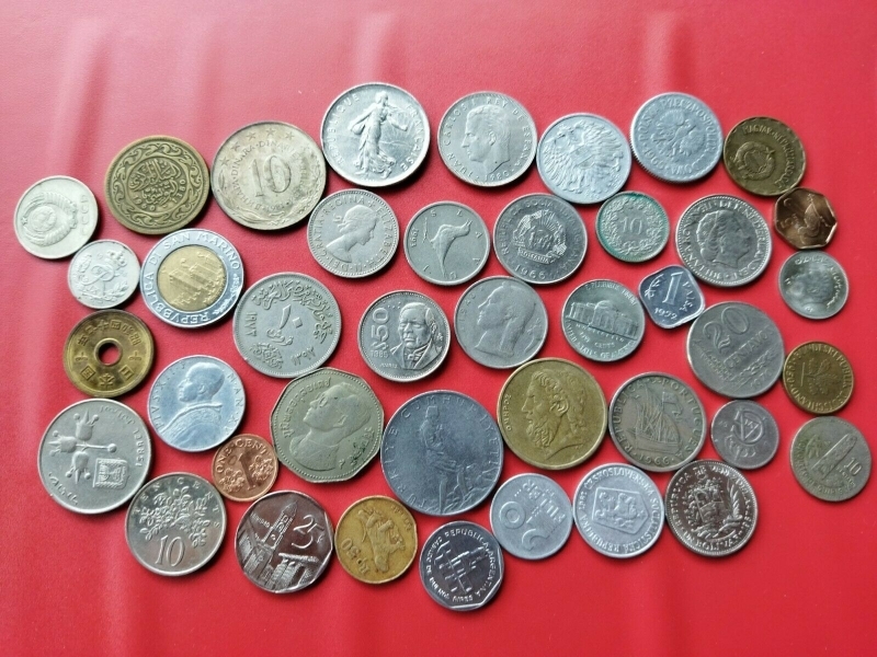 obverse: lotto “WORLD COINS” - Interessante Lotto 41 monete di 41 Paesi esteri diversi! Vedi foto per dettagli e conservazioni.