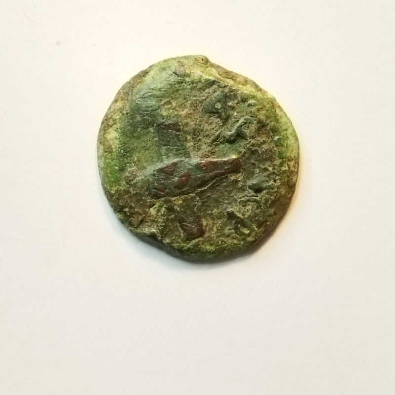 reverse: Judaea, Jerusalem. Antonius Felix (52-59). AE Prutah (18 mm. - 3,15 gr.). MB. NC.