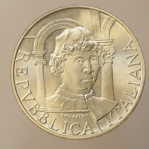 obverse: REPUBBLICA ITALIANA – ARGENTO – 500 LIRE PIERO DELLA FRANCESCA 1992