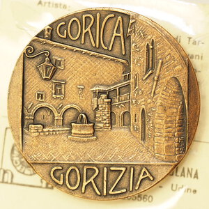 reverse: MEDAGLIA – GORIZIA – GURIZA – GORICA – 40MM – EDITA DALLA NUMISMATICA FRIULANA