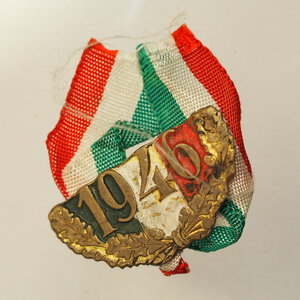 obverse: BADGE REPUBBLICA ITALIANA 1946 31X17MM
