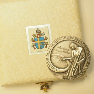 reverse: MEDAGLIA – CITTÀ DEL VATICANO – Ag.39GR – GIOVANNI PAOLO II P.M.ANNO XI