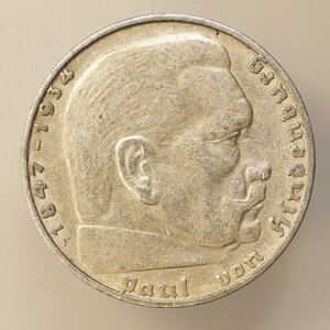 reverse: GERMANIA – ARGENTO – TERZO REICH – 2 MARCHI 1937F