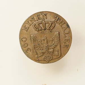 reverse: GERMANIA – PRUSSIA – 1 PFENNIG 1837 A