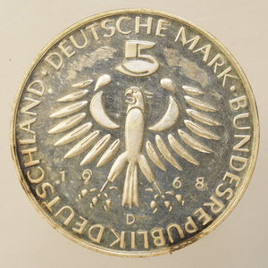 reverse: ESTERO – Ag. - GERMANIA – PROOF – 1968 D