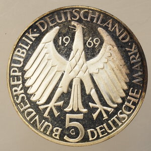 reverse: ESTERO – Ag. - GERMANIA – PROOF – 1969 G