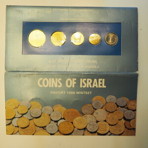 reverse: ESTERO – ISRAELE – SET COIN / DIVISIONALE – ANNO 1986