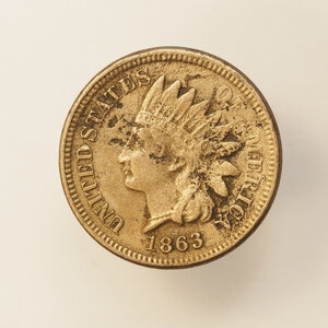 obverse: STATI UNITI – ONE CENT 1863