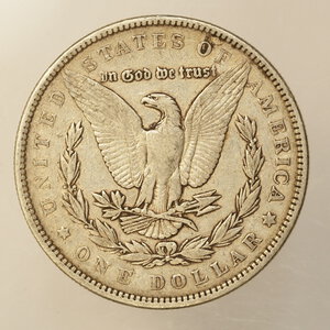 reverse: STATI UNITI – DOLLARO MORGAN ARGENTO – ANNO 1879