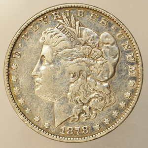 obverse: STATI UNITI – DOLLARO MORGAN ARGENTO – ANNO 1878