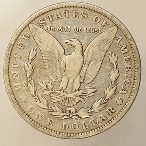 reverse: STATI UNITI – DOLLARO MORGAN ARGENTO – ANNO 1882