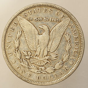 reverse: STATI UNITI – DOLLARO MORGAN ARGENTO – ANNO 1878