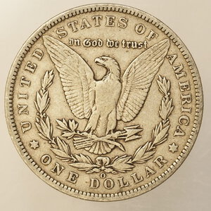 reverse: STATI UNITI – DOLLARO MORGAN ARGENTO – ANNO 1887 O