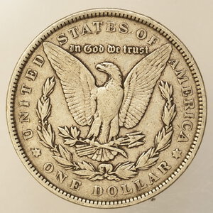 reverse: STATI UNITI – DOLLARO MORGAN ARGENTO – ANNO 1888