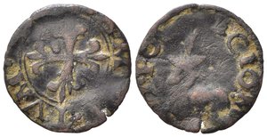 obverse: CASALE. Guglielmo II Paleologo (1494-1518). Obolo MI (0,43 g). Cervo accasciato - Croce gigliata. MIR 211 - R2. MB