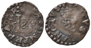 obverse: LUCCA. Monete con data sec. XVI. Quattrino con volto Santo 1558. Cu (0,66 g). MIR 183/15. BB