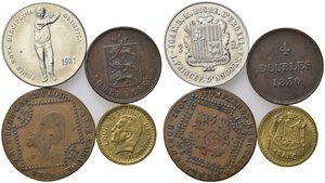 obverse: ESTERE. Lotto di 4 monete (Guernesey, Austria, Monaco, Andora). MB-SPL