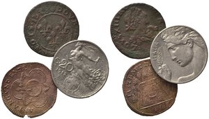 obverse: VARIE. Lotto di 2 monete (Francia, Italia) e un gettone di area tedesca. MB-BB
