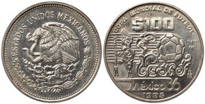 obverse: MESSICO. 100 Pesos 1985 