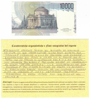 reverse: Cartamoneta. Repubblica Italiana. 10.000 Lire A.Volta 1992. 