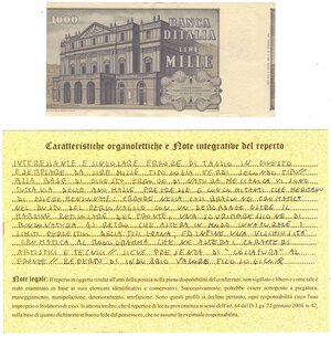 reverse: Cartamoneta. Repubblica Italiana. 1.000 Lire Giuseppe Verdi. 2° Tipo. Dec.Min. 05-08-1975. 