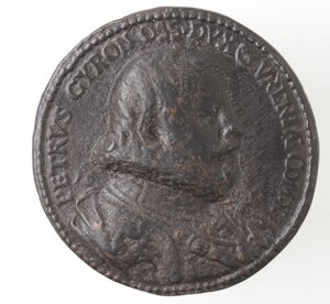 obverse: Medaglie. Napoli. 1618. Pietro Giron Vicerè di Napoli e Duca di Ossuna. 1574-1624. Ae. 