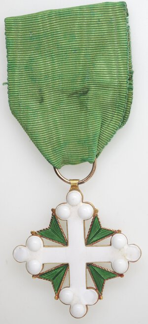 obverse: Medaglie. Ordine dei SS. Maurizio e Lazzaro. Croce di Cavaliere. Ae. 