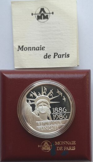 obverse: Francia. 100 Franchi 1986. Ag. 